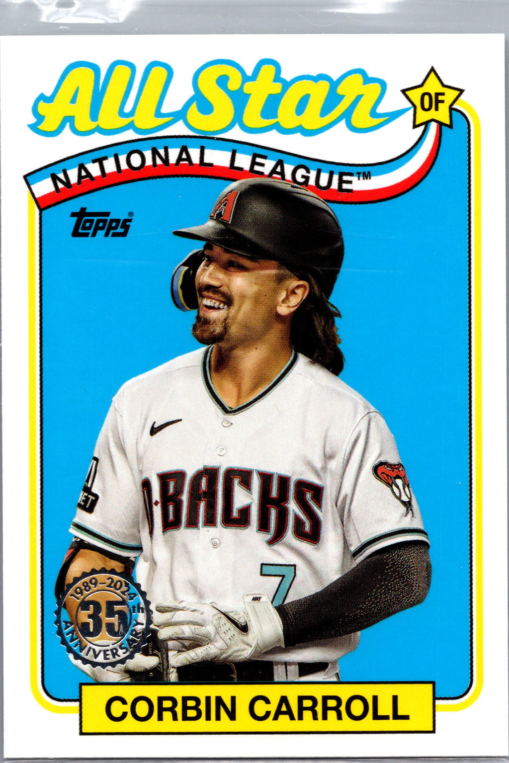 2024 Topps #89ASB-26 Corbin Carroll 1989 Topps Baseball 35th Anniv All-Stars