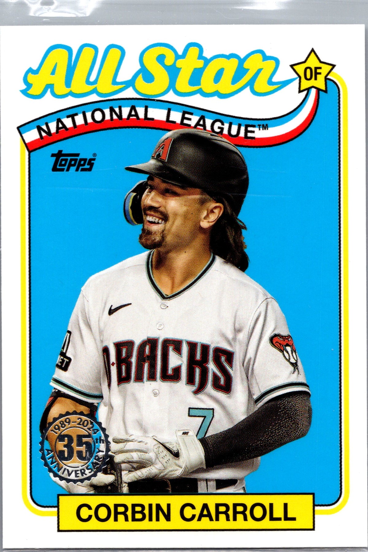2024 Topps #89ASB-26 Corbin Carroll 1989 Topps Baseball 35th Anniv All-Stars