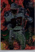 1996 Fleer Metal #8 Curtis Martin Molten Metal