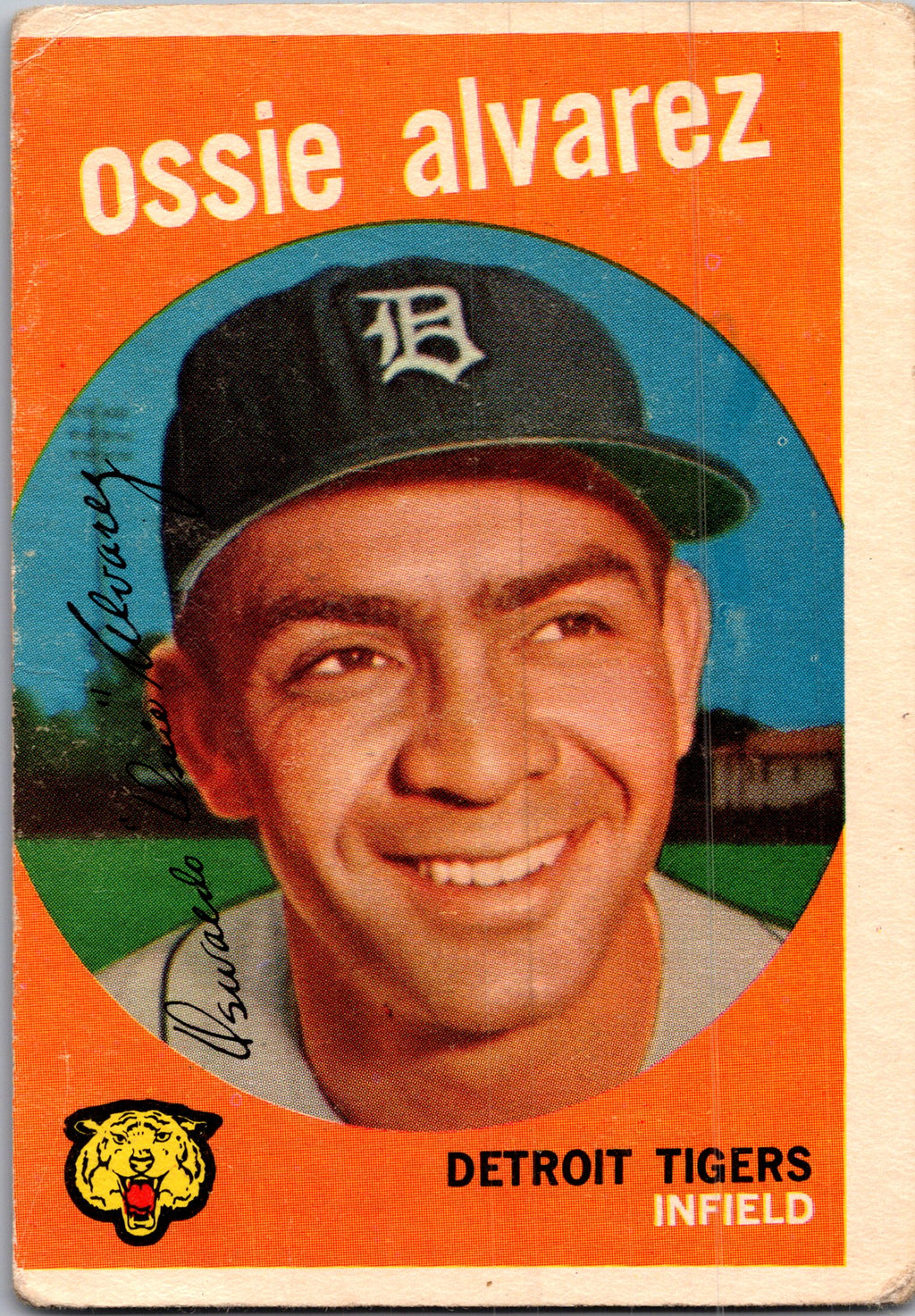 1959 Topps #504 Ossie Alvarez