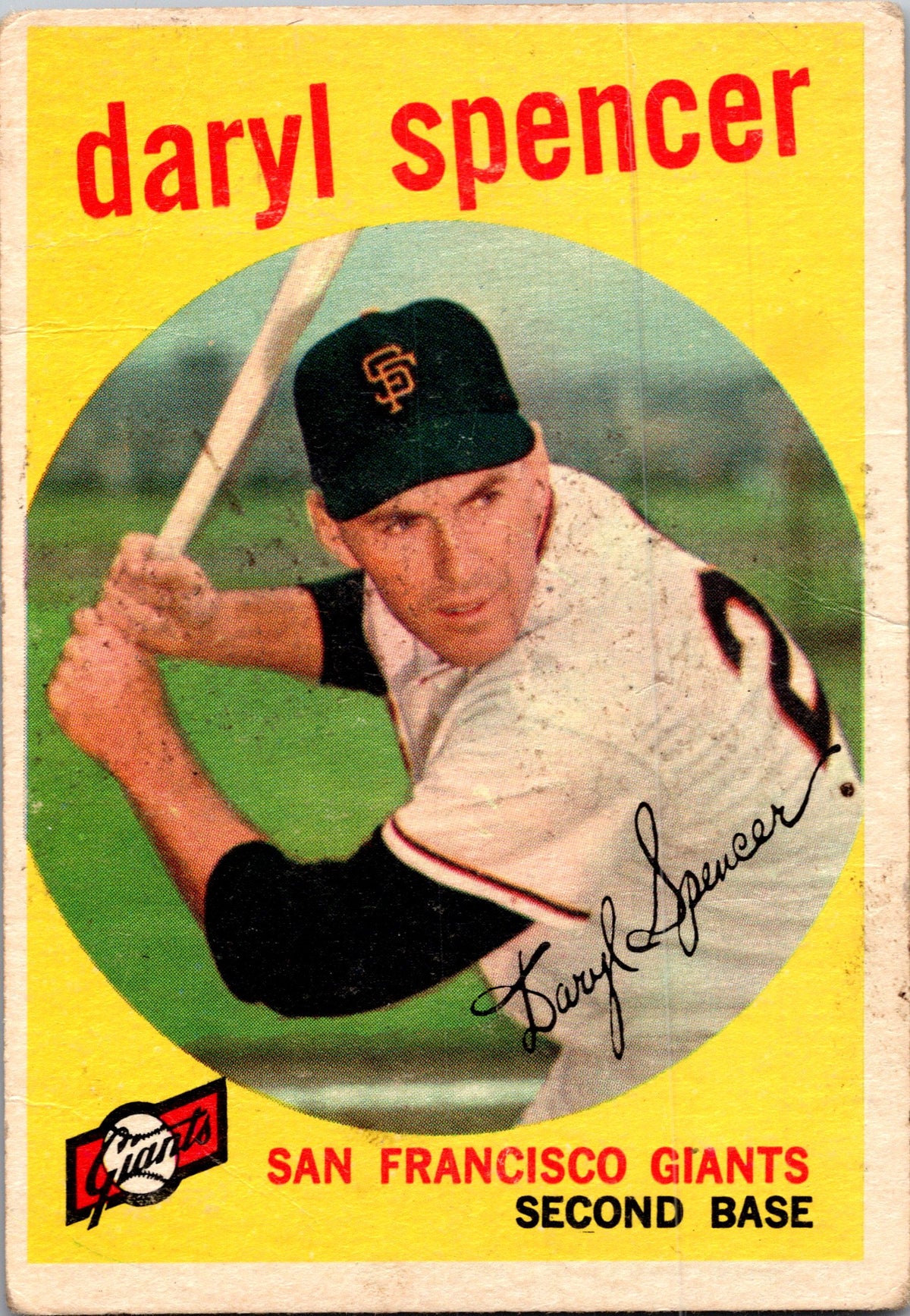 1959 Topps #443 Daryl Spencer