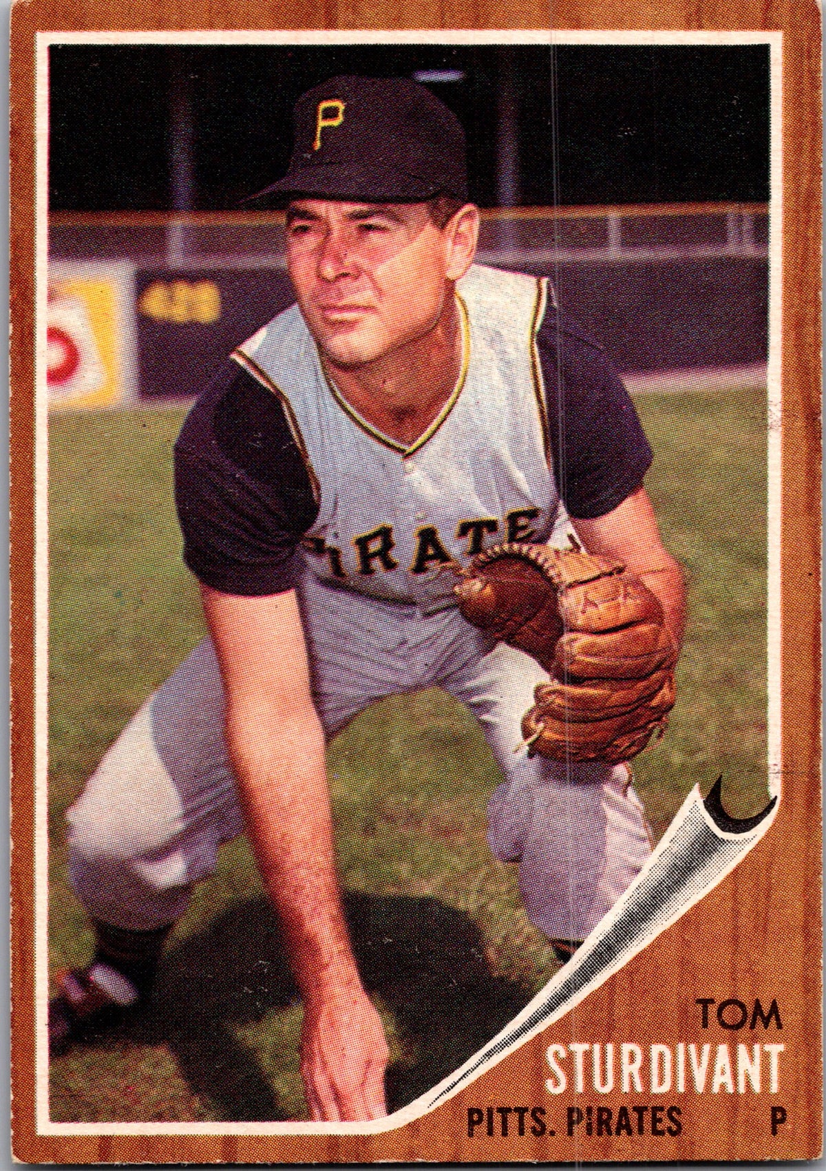 1962 Topps #179a Tom Sturdivant