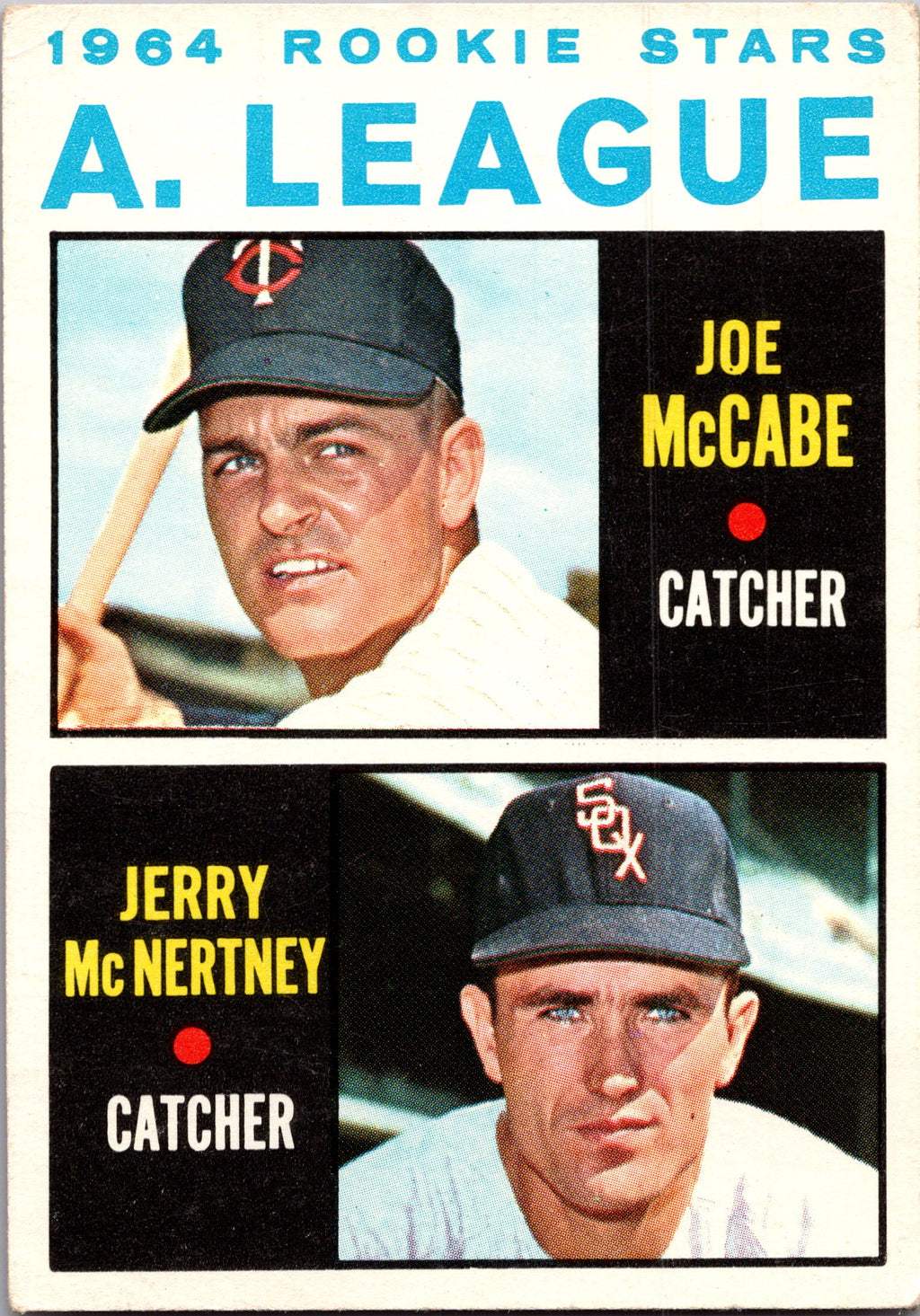 1964 Topps #564 A. League 1964 Rookie Stars (Joe McCabe / Jerry McNertney)