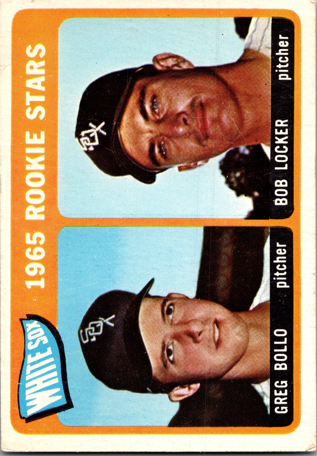 1965 Topps #541 White Sox 1965 Rookie Stars (Greg Bollo / Bob Locker)
