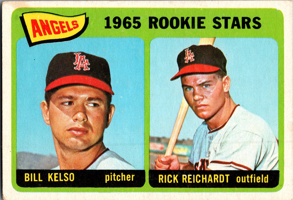1965 Topps #194 Angels 1965 Rookie Stars (Bill Kelso / Rick Reichardt)