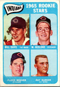 1965 Topps #546 Indians 1965 Rookie Stars (Davis / Hedlund / Weaver / Barker)