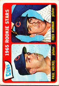 1965 Topps #386 Cubs 1965 Rookie Stars (Paul Jaeckel / Fred Norman)