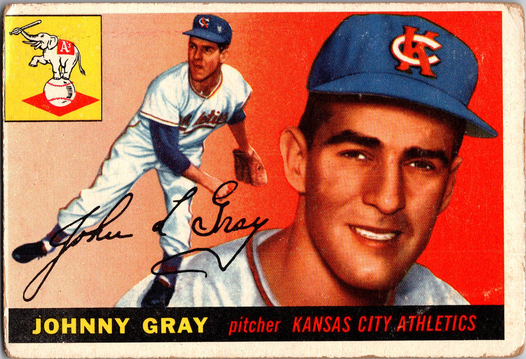 1955 Topps #101 Johnny Gray