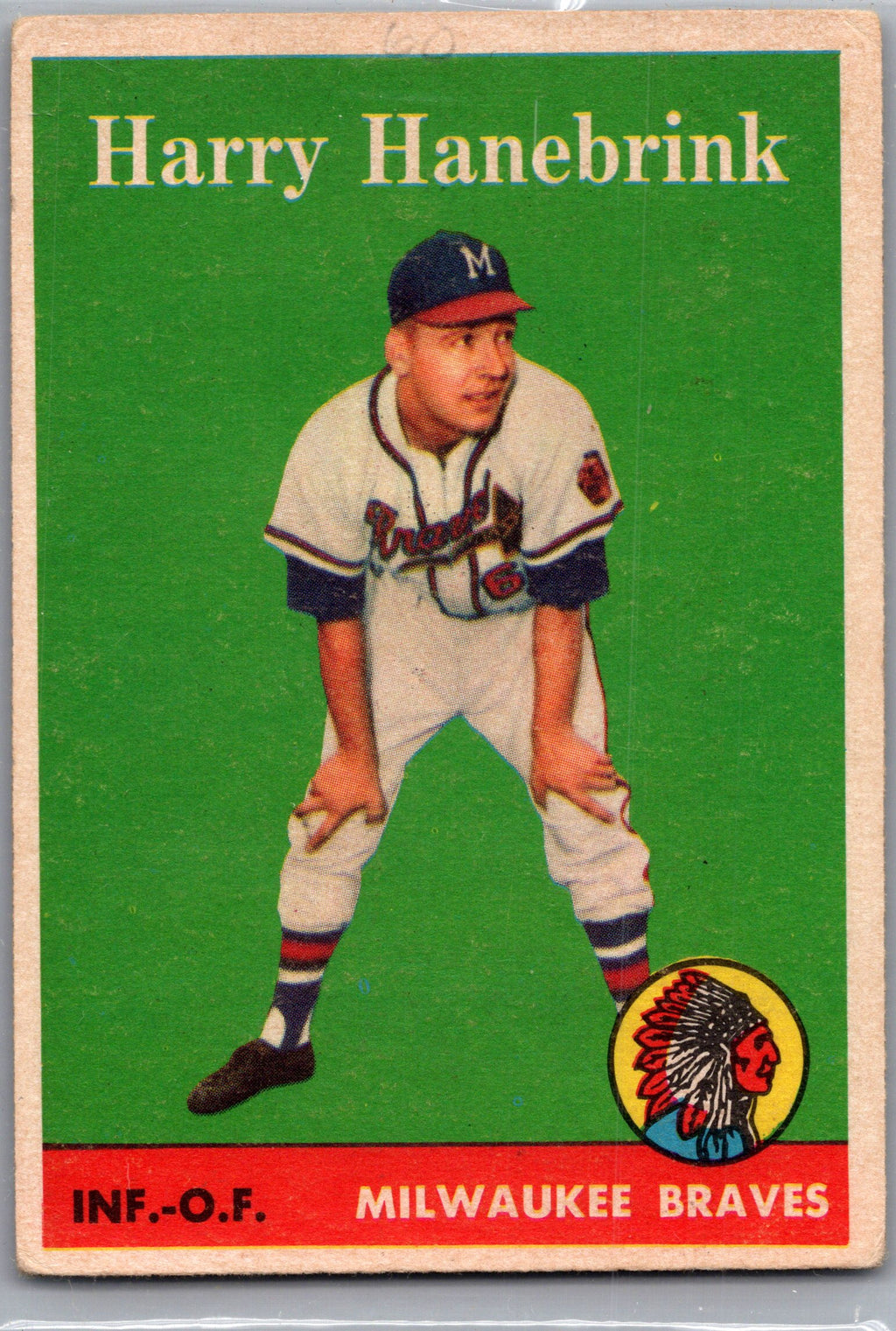 1958 Topps #454 Harry Hanebrink