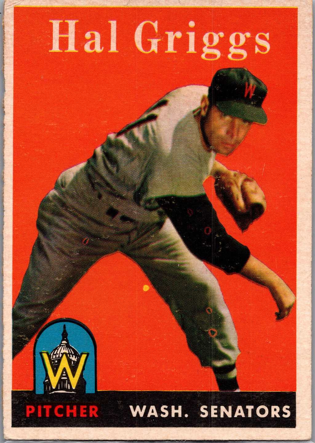 1958 Topps #455 Hal Griggs