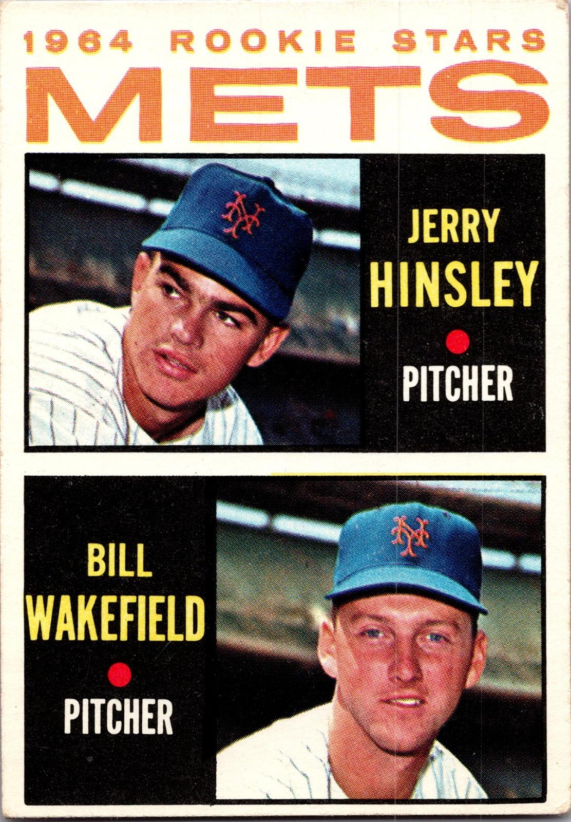 1964 Topps #576 Mets 1964 Rookie Stars (Jerry Hinsley / Bill Wakefield)