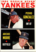 1964 Topps #581 Yankees 1964 Rookie Stars (Pedro Gonzalez / Archie Moore)