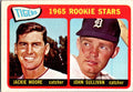 1965 Topps #593 Tigers 1965 Rookie Stars (Jackie Moore / John Sullivan)