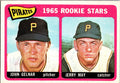 1965 Topps #143 Pirates 1965 Rookie Stars (John Gelnar / Jerry May)