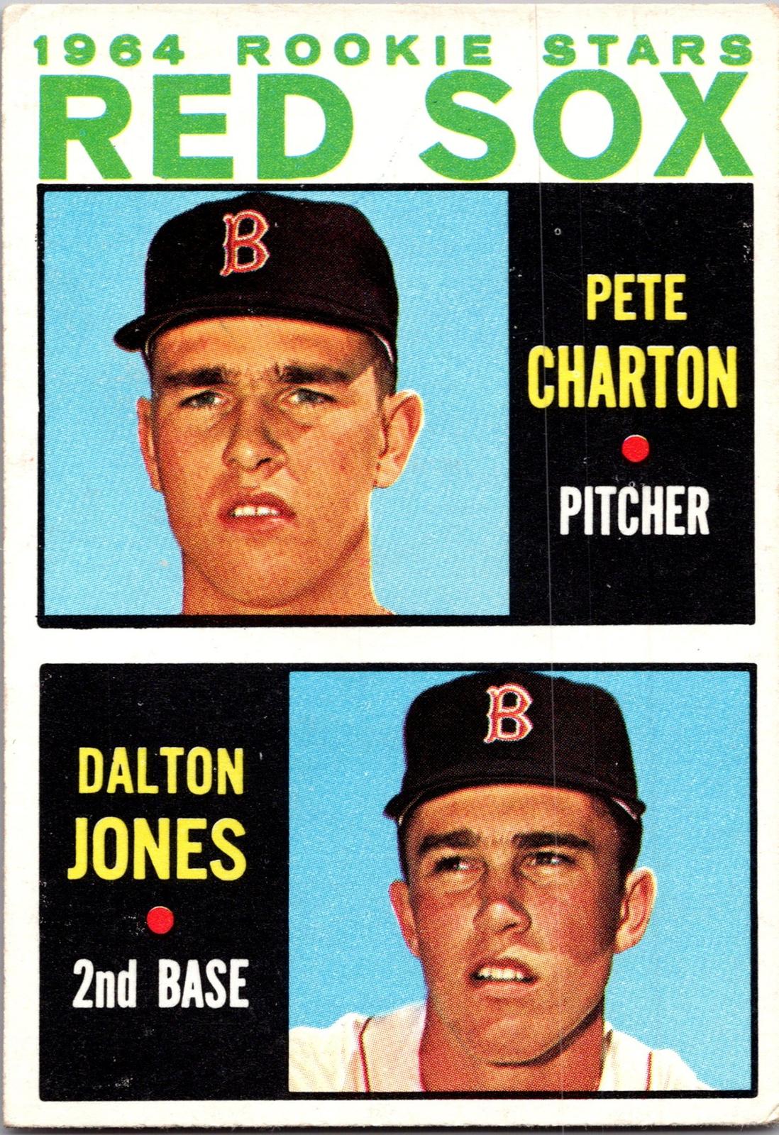 1964 Topps #459 Red Sox 1964 Rookie Stars (Pete Charton / Dalton Jones)