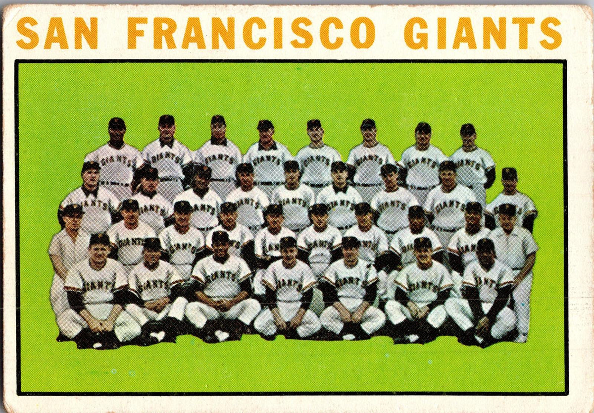1962 Topps #226 San Francisco Giants