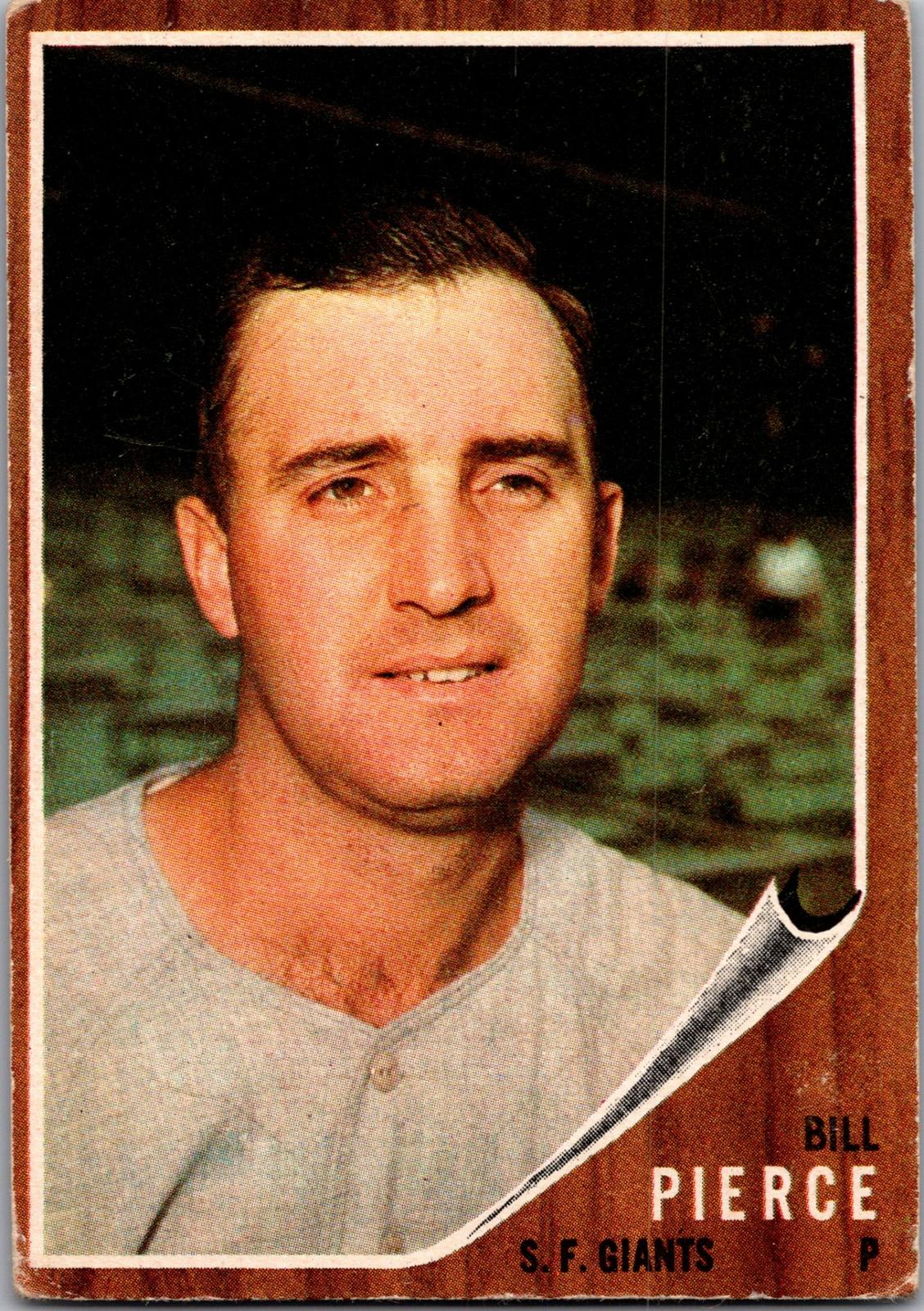 1962 Topps #260 Bill Pierce