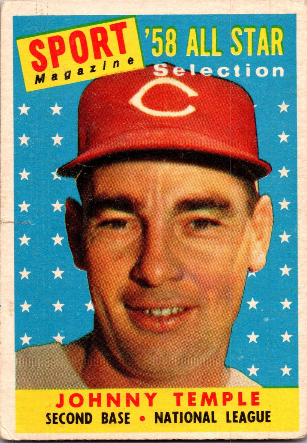 1958 Topps #478 Johnny Temple