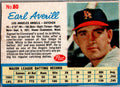 1962 Post Cereal #80 Earl Averill
