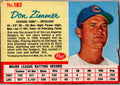 1962 Post Cereal #183 Don Zimmer
