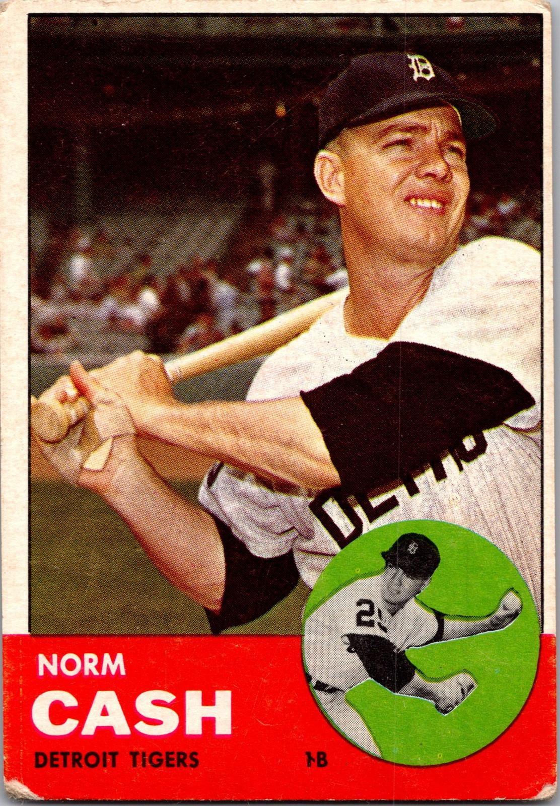 1963 Topps #445 Norm Cash