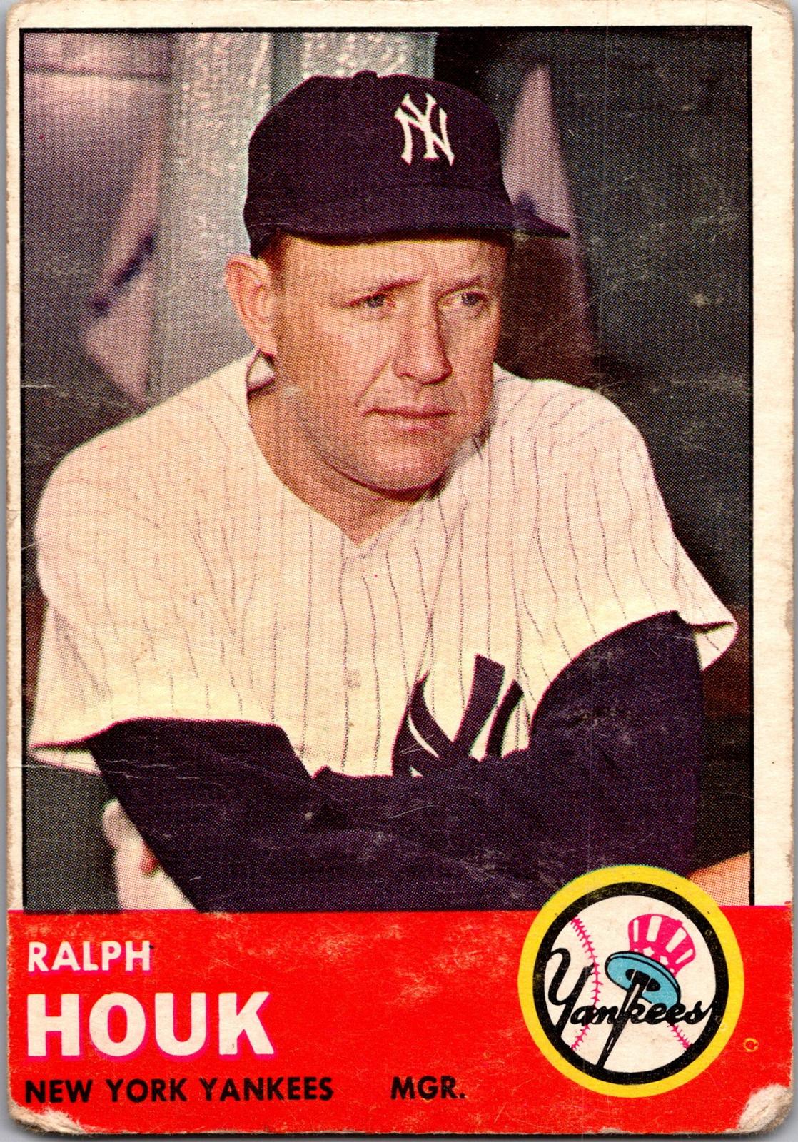 1963 Topps #382 Ralph Houk
