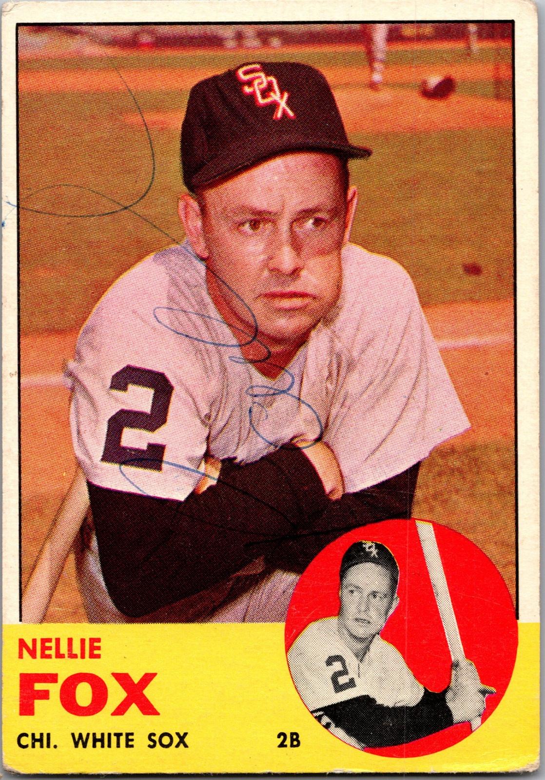 1963 Topps #525 Nellie Fox