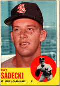 1963 Topps #486 Ray Sadecki