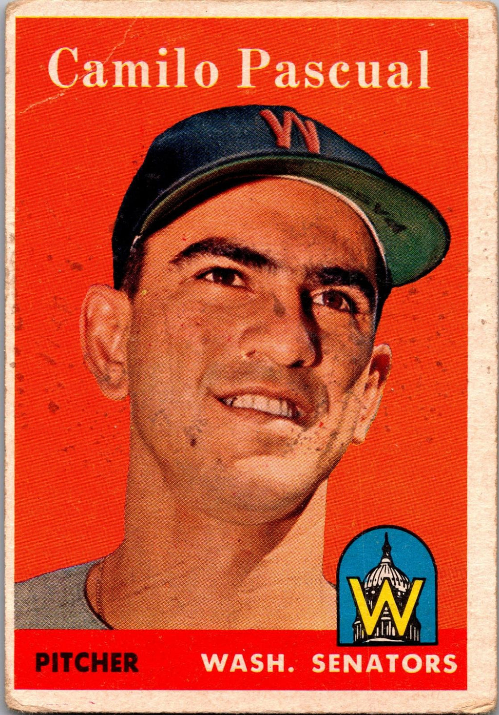 1958 Topps #219 Camilo Pascual