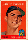 1958 Topps #219 Camilo Pascual