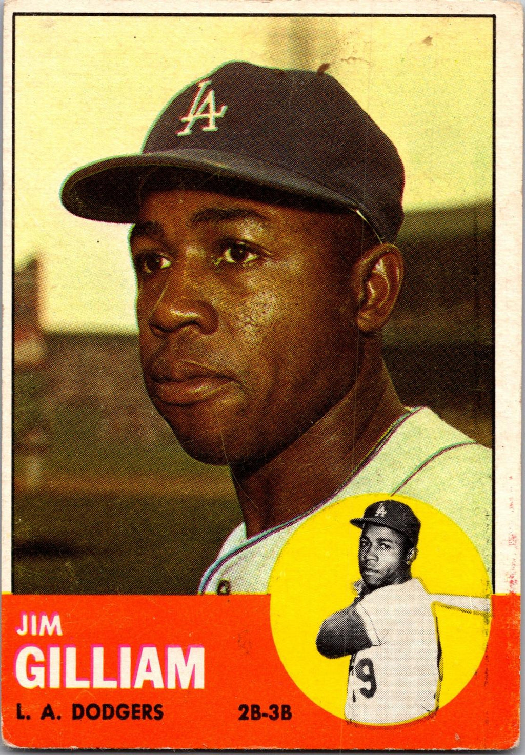 1963 Topps #80 Jim Gilliam