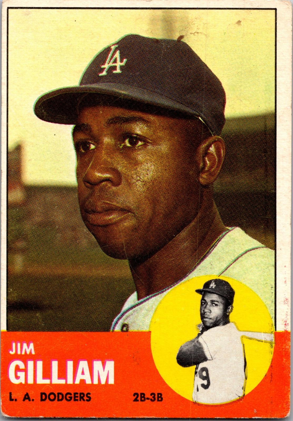 1963 Topps #80 Jim Gilliam