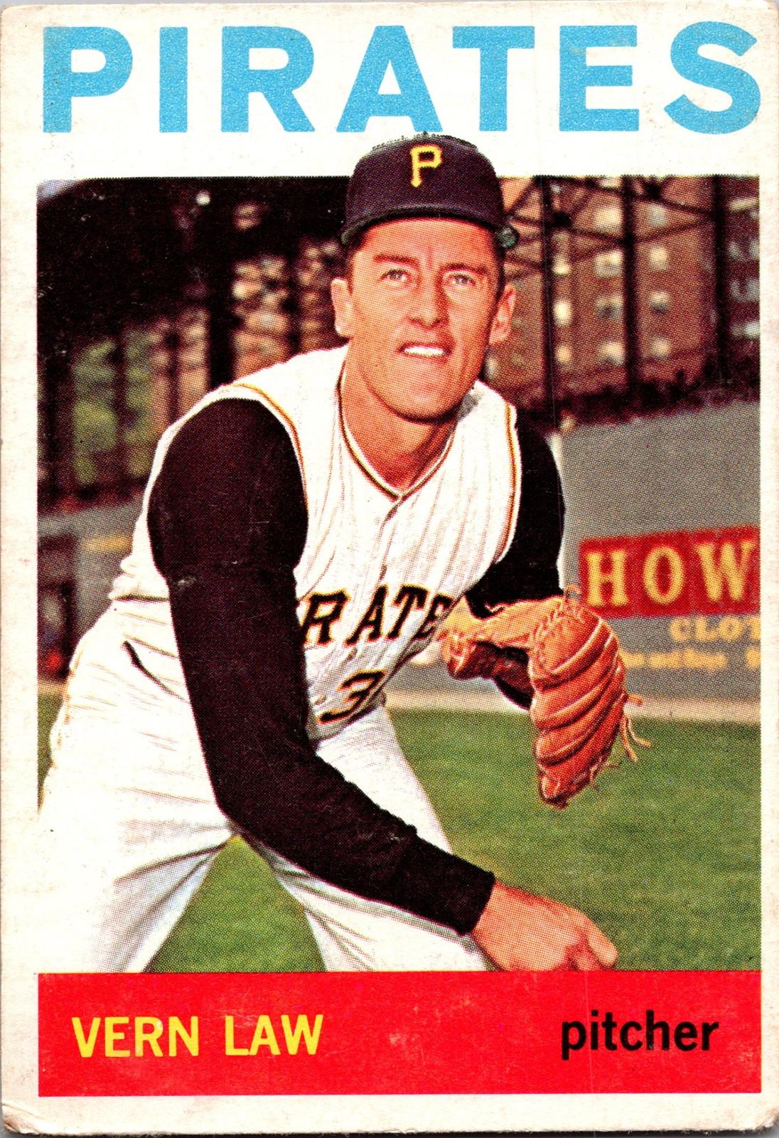 1964 Topps #472 Vern Law