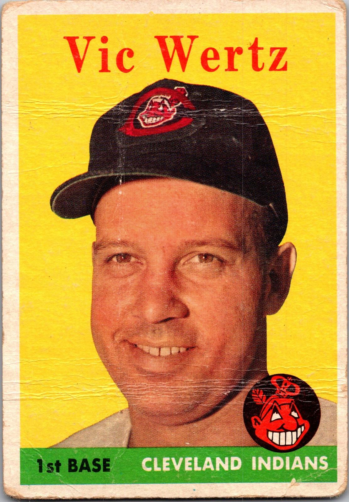 1958 Topps #170 Vic Wertz