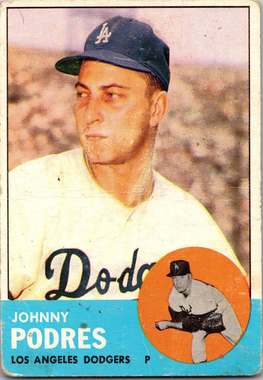 1963 Topps #150 Johnny Podres