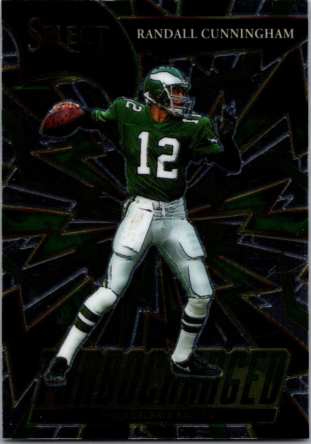2021 Panini Select #TUR-23 Randall Cunningham Turbocharged