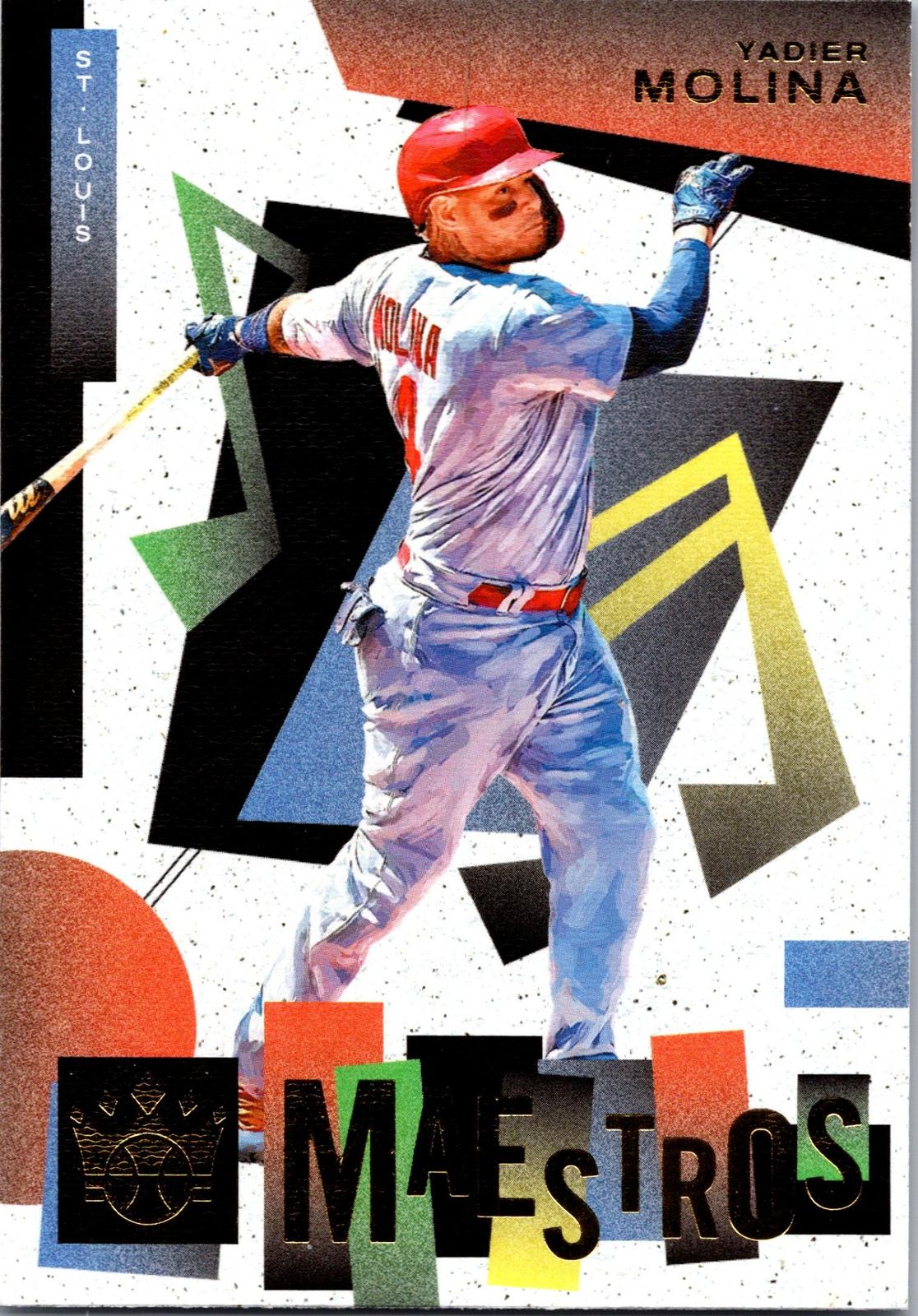 2022 Panini Diamond Kings #M-7 Yadier Molina Maestros