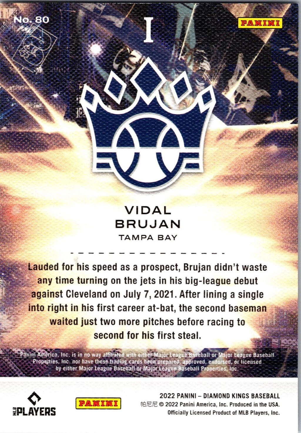 2022 Panini Diamond Kings #80 Vidal Brujan