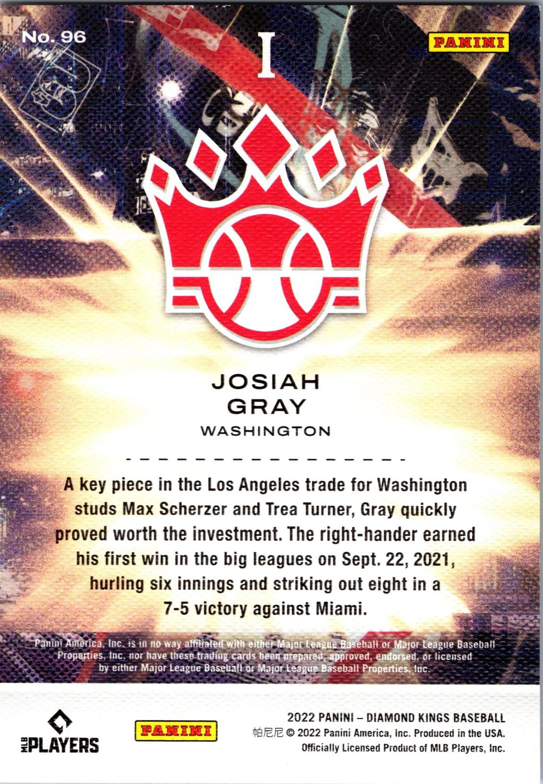 2022 Panini Diamond Kings #96 Josiah Gray