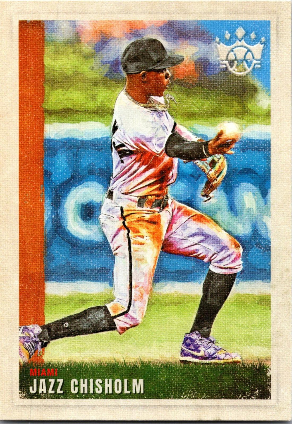 2022 Panini Diamond Kings #24 Jazz Chisholm