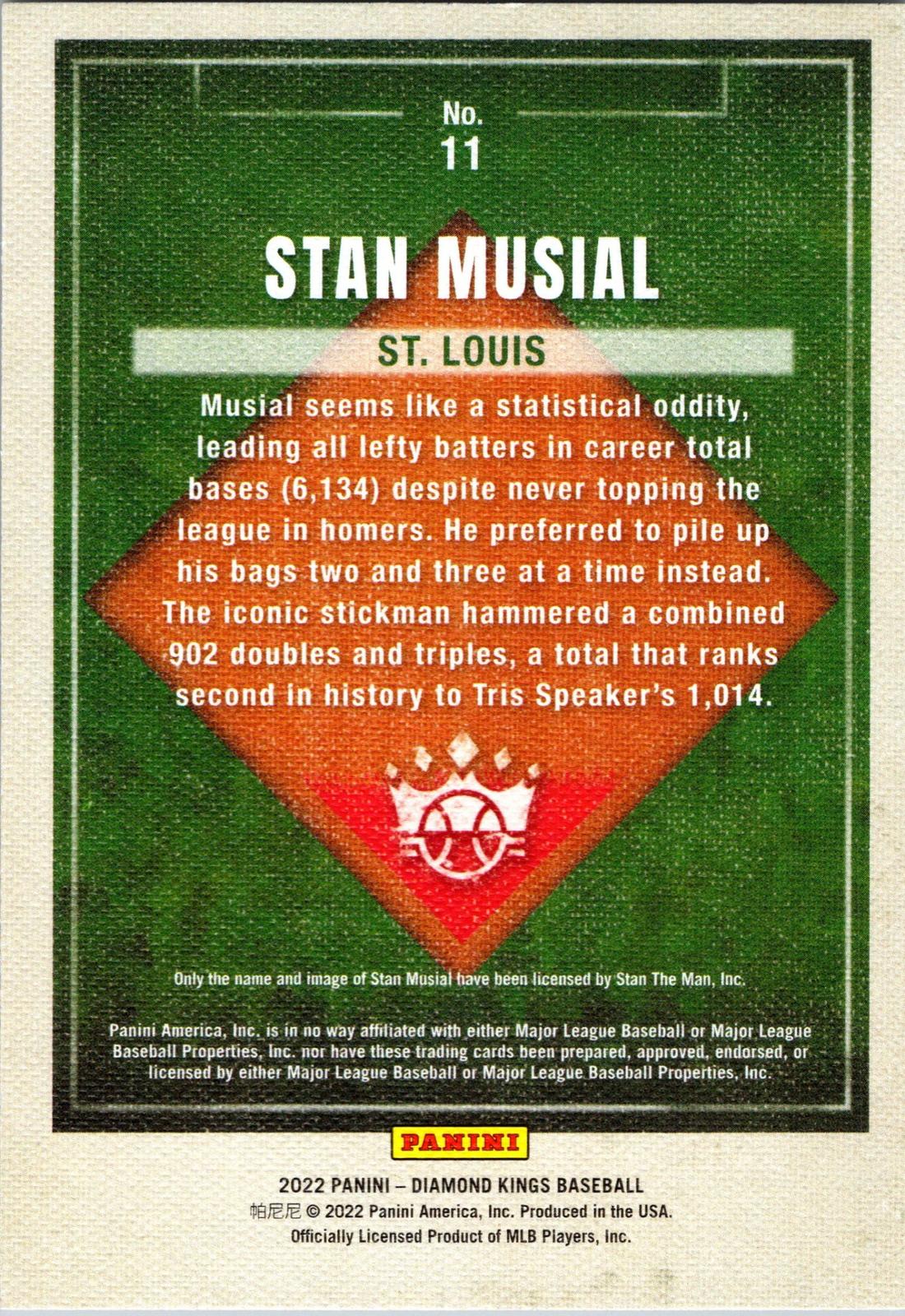2022 Panini Diamond Kings #11 Stan Musial