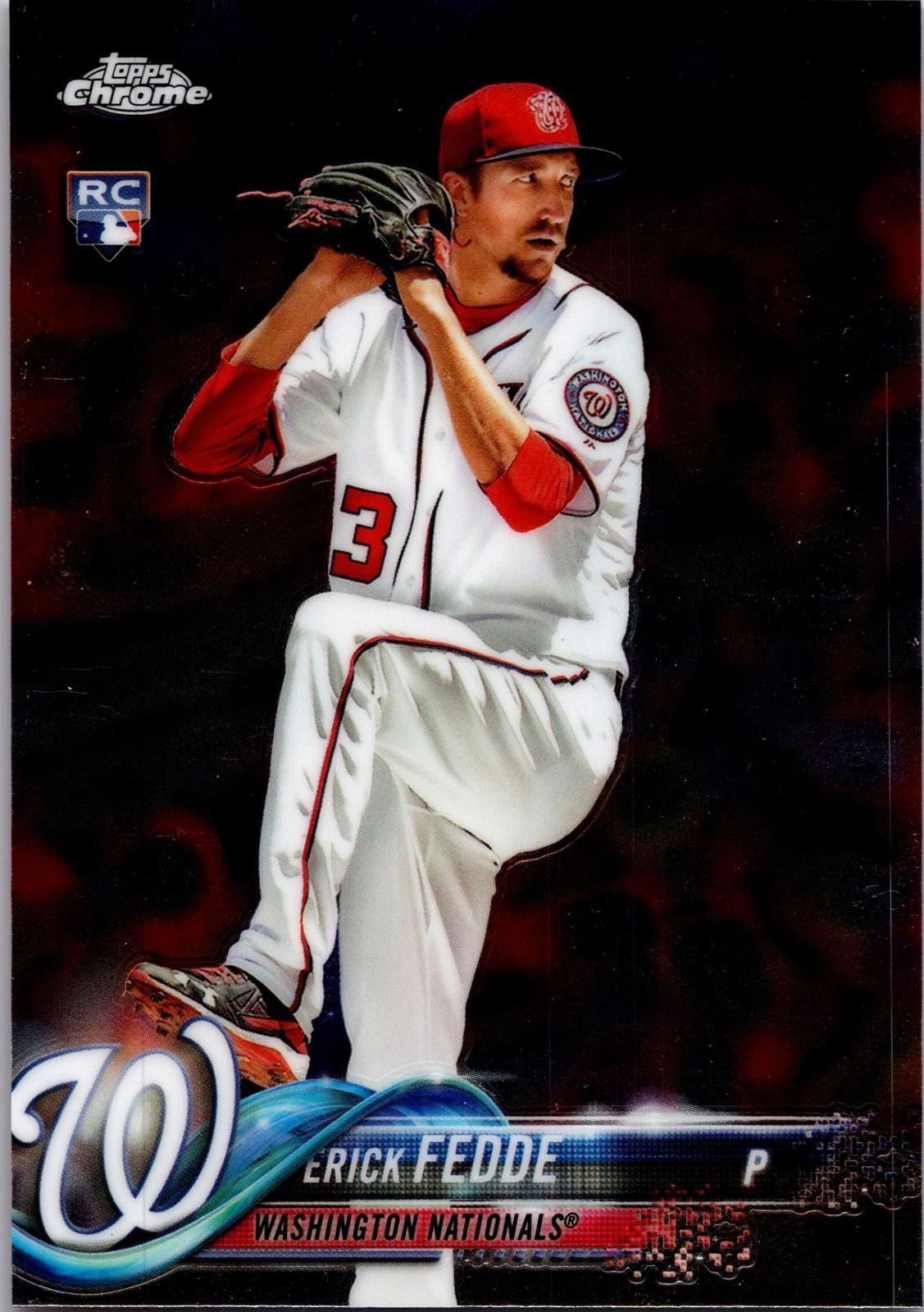 2018 Topps Chrome #76 Erick Fedde