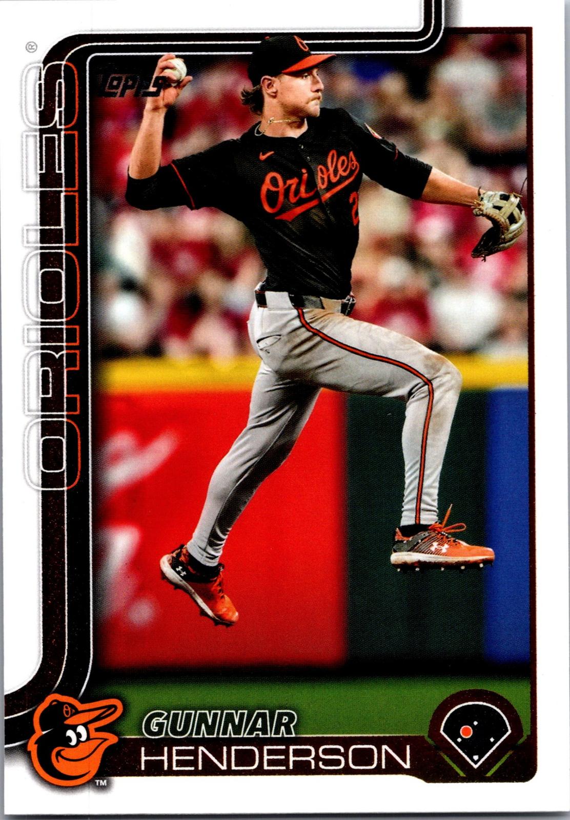 2025 Topps Baltimore Orioles #BAL-6 Gunnar Henderson