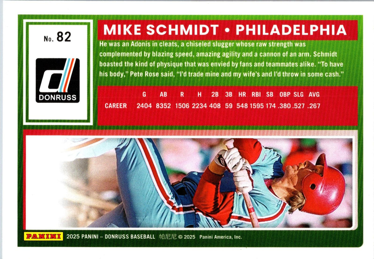 2025 Donruss #82 Mike Schmidt