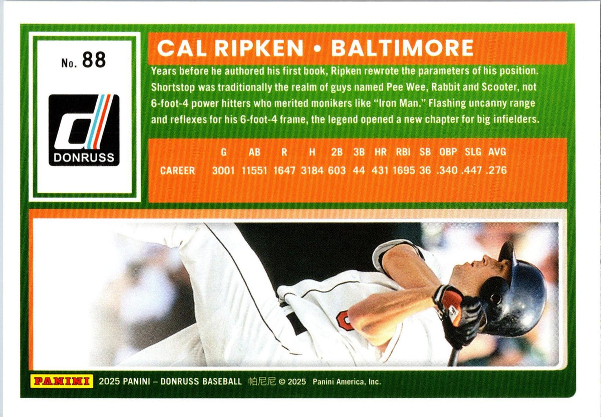 2025 Donruss #88 Cal Ripken