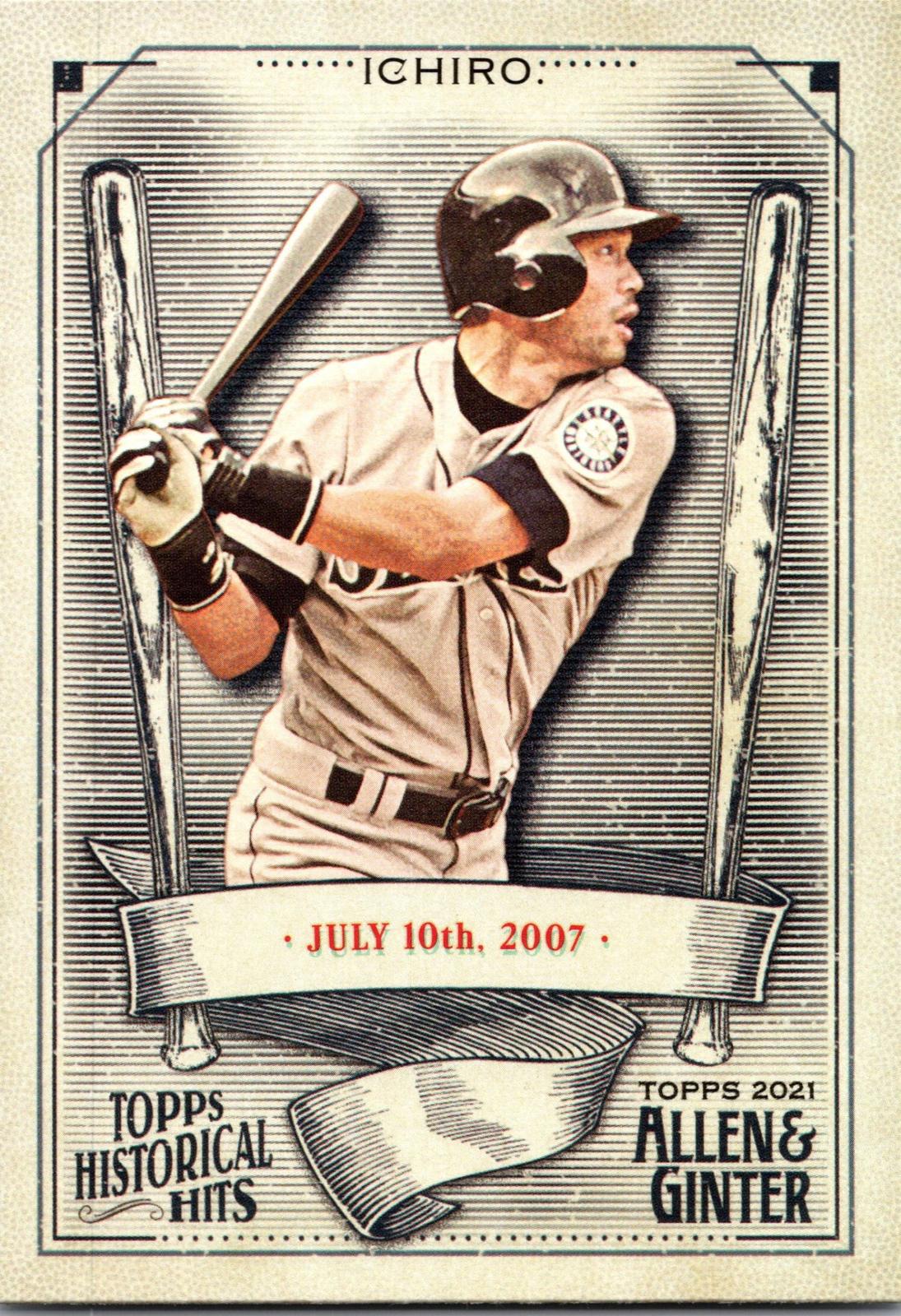 2021 Topps Allen & Ginter #HH-34 Ichiro Historical Hits