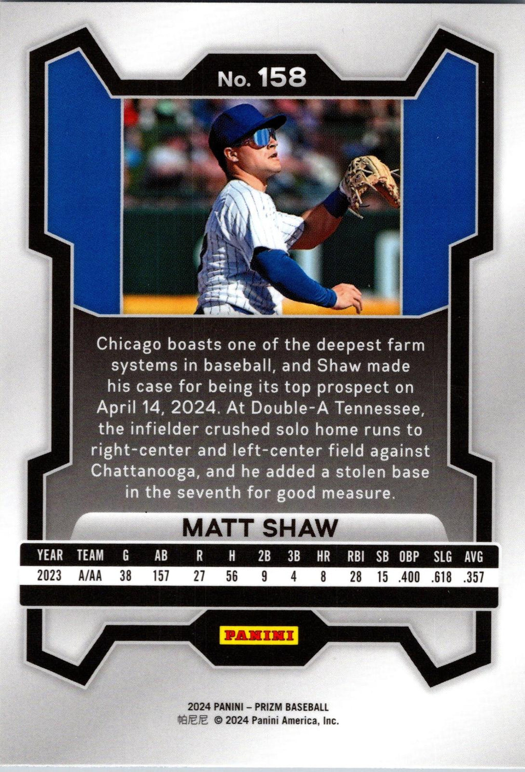 2024 Panini Prizm #158 Matt Shaw