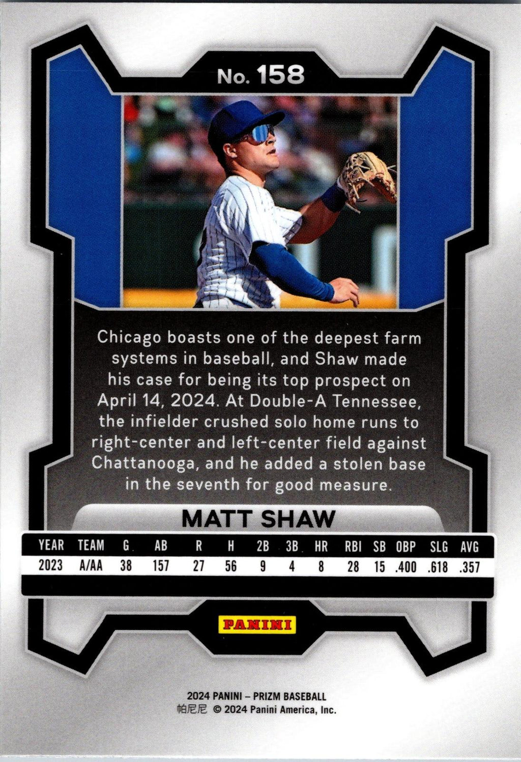 2024 Panini Prizm #158 Matt Shaw