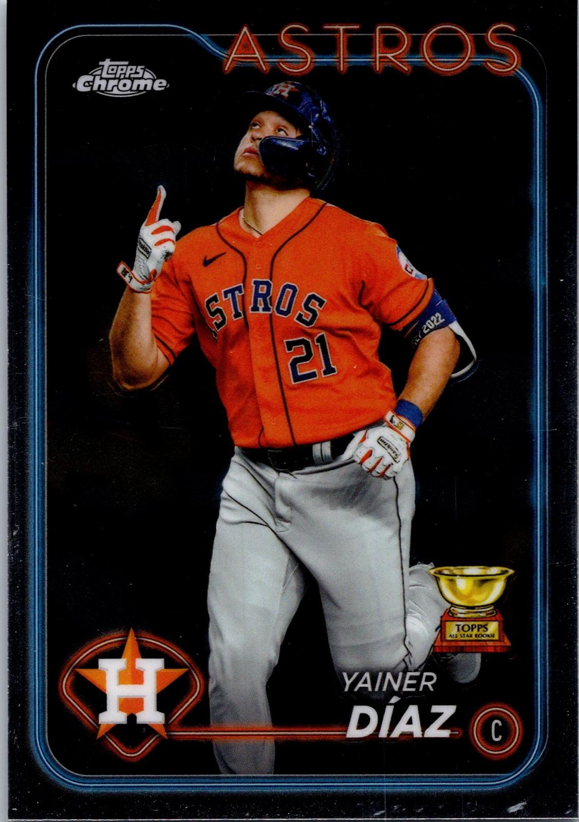 2024 Topps #77 Yainer Díaz 582 Montgomery Club
