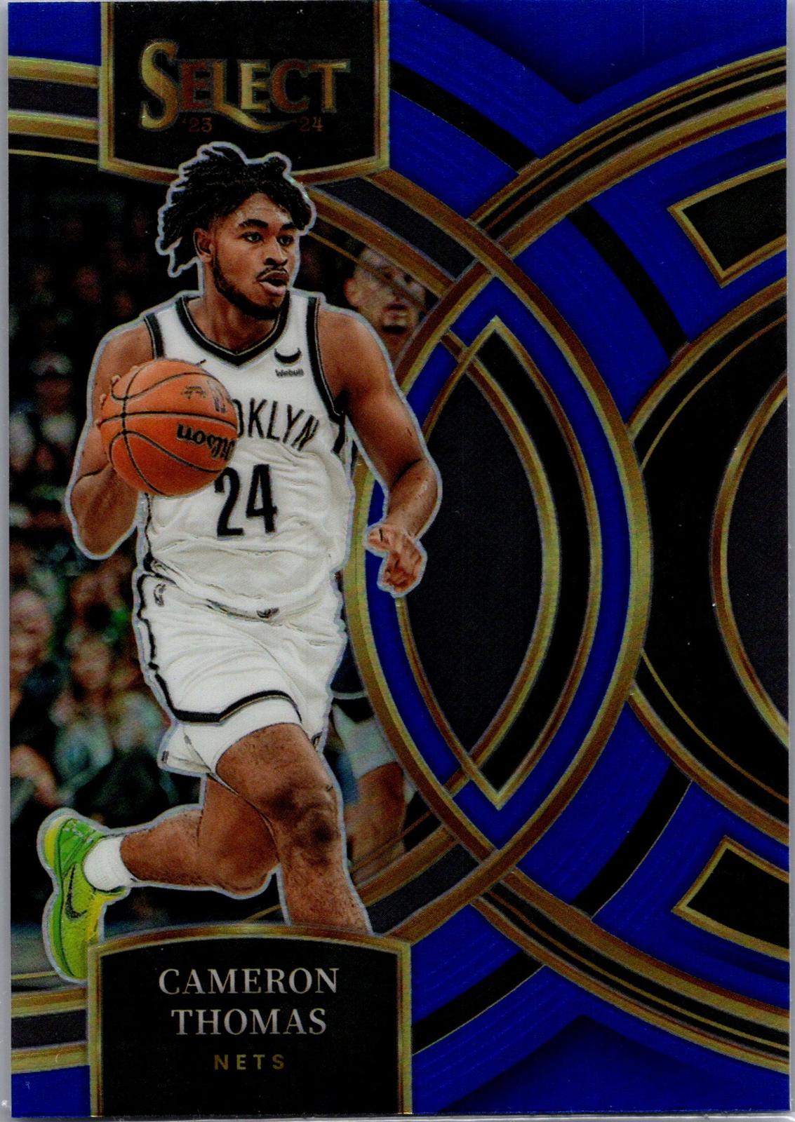 2023-24 Panini Select #195 Cameron Thomas Blue (Retail Base)